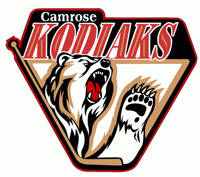 Camrose Kodiaks 1997-Pres Primary Logo iron on transfers for T-shirts